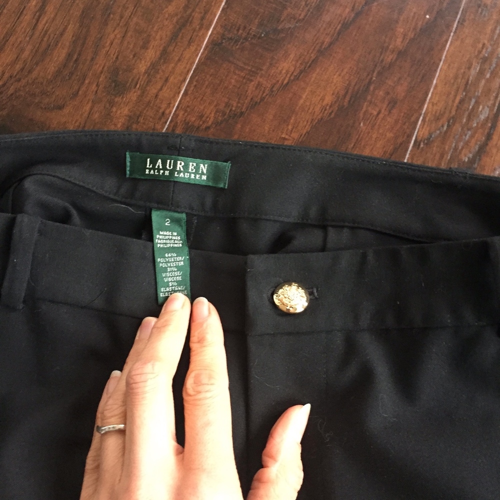 Ralph Lauren Black dress pants size 2